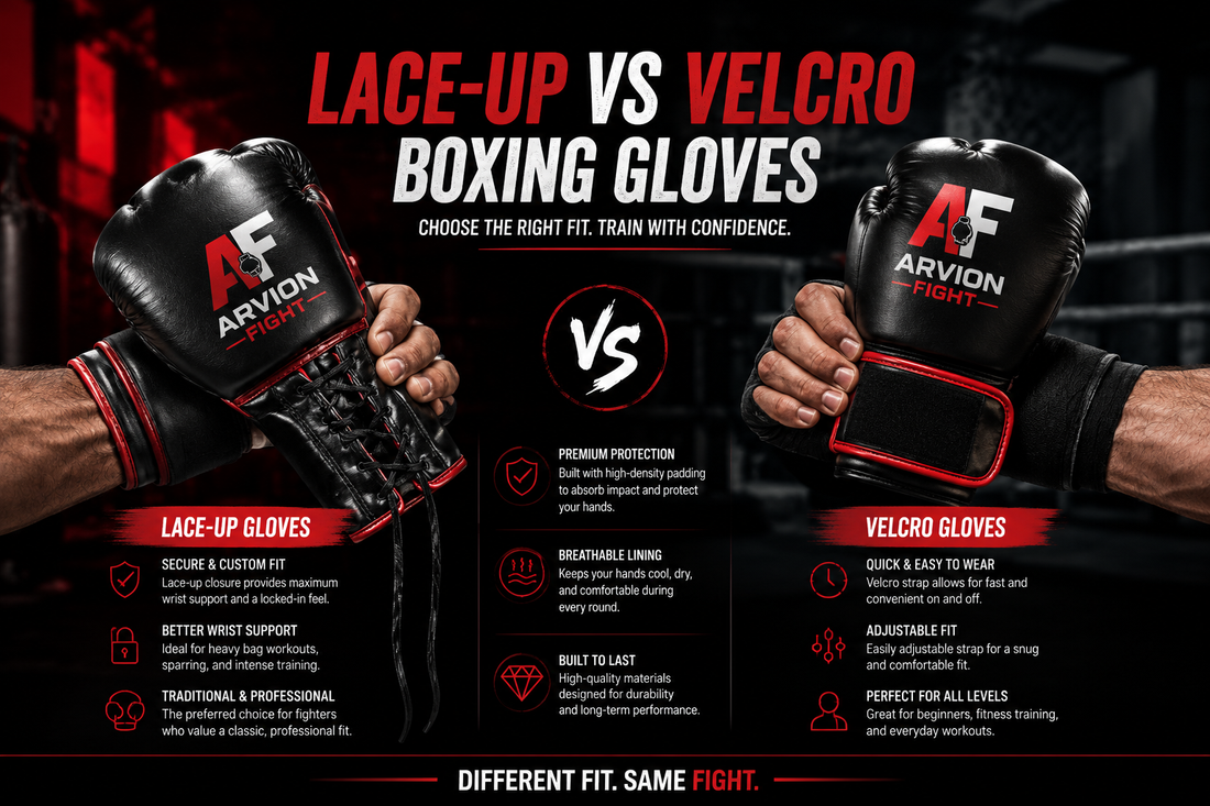 Lace-Up vs Velcro Boxing Gloves: Which One Should You Choose?